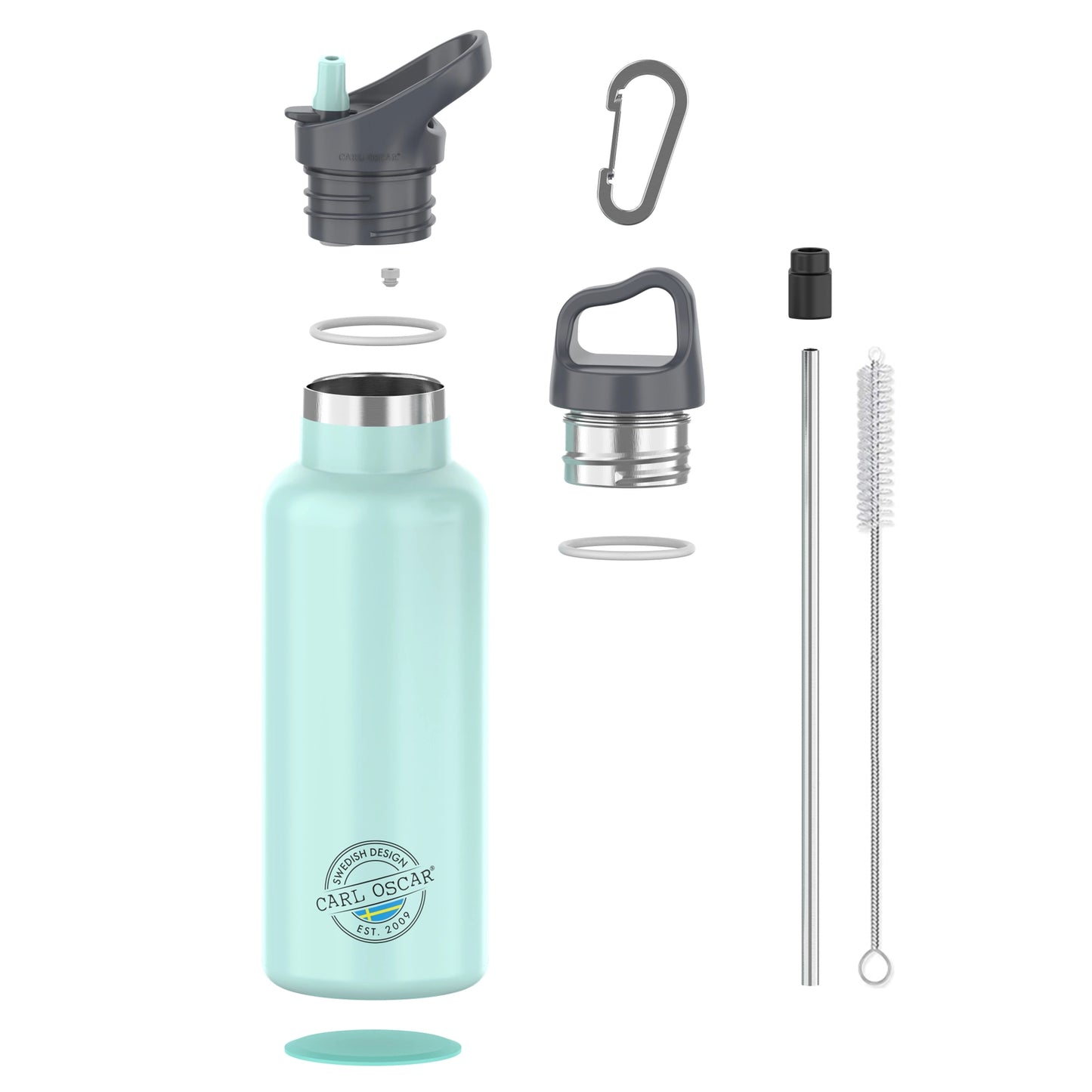 TEMPflask™ 0.5L – Double Wall Insulated Bottle (Hot & Cold)