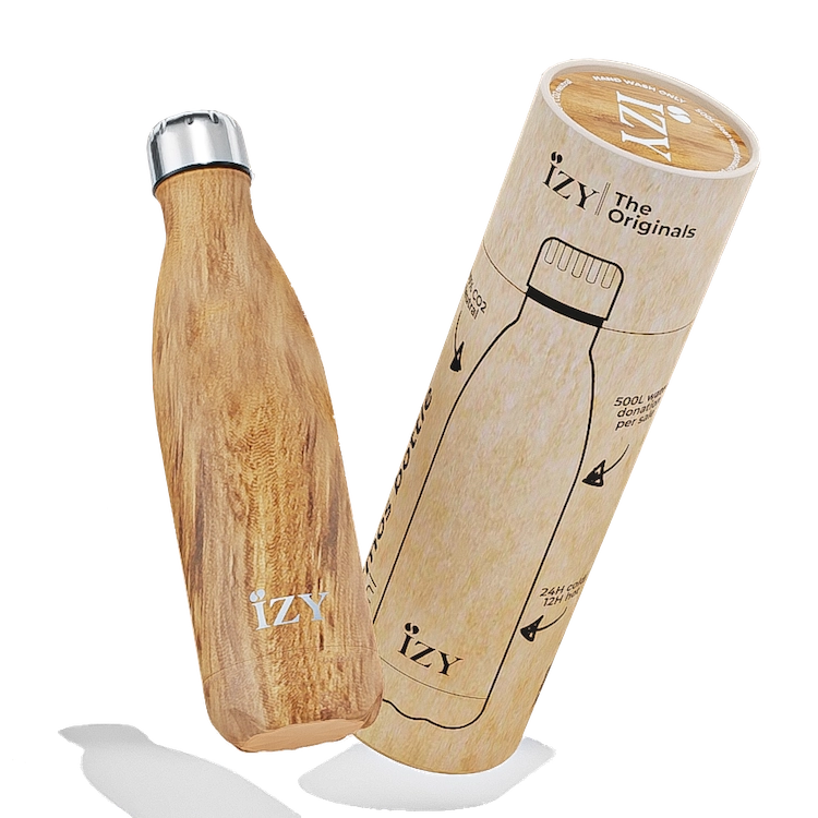 IZY Insulated Travel Bottle – Stylish, Leakproof & CO₂-Neutral (500ml)