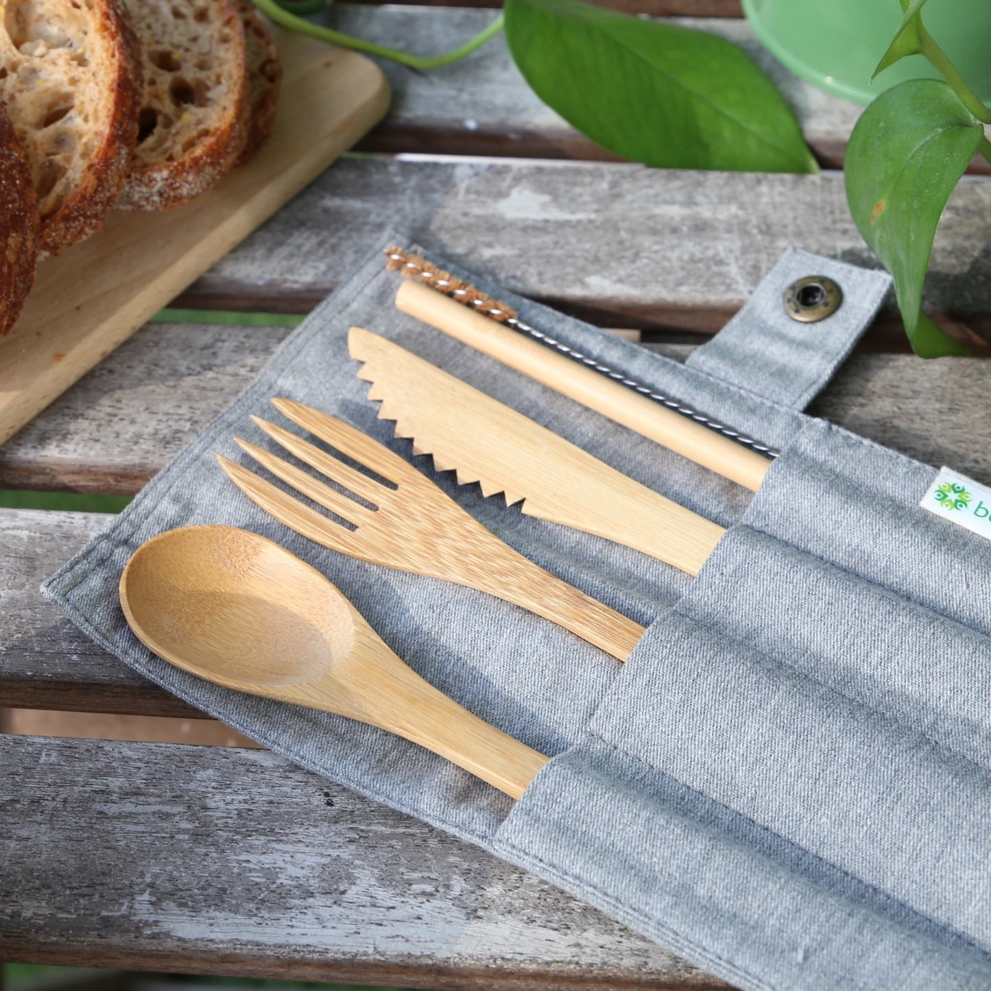 Reusable Bamboo Cutlery Set – Handmade & Eco-Smart