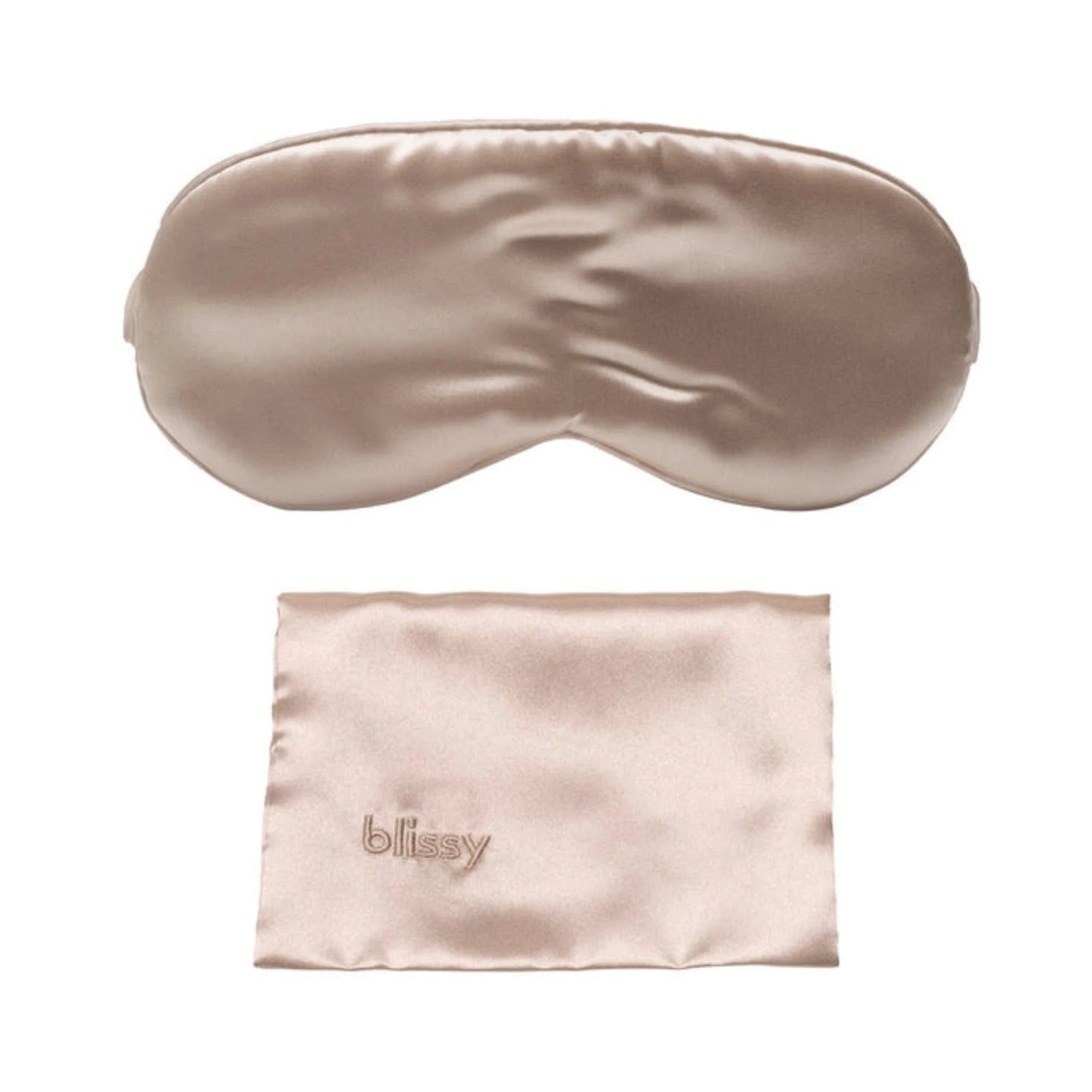Blissy Silk Sleep Mask – Luxury Travel Comfort