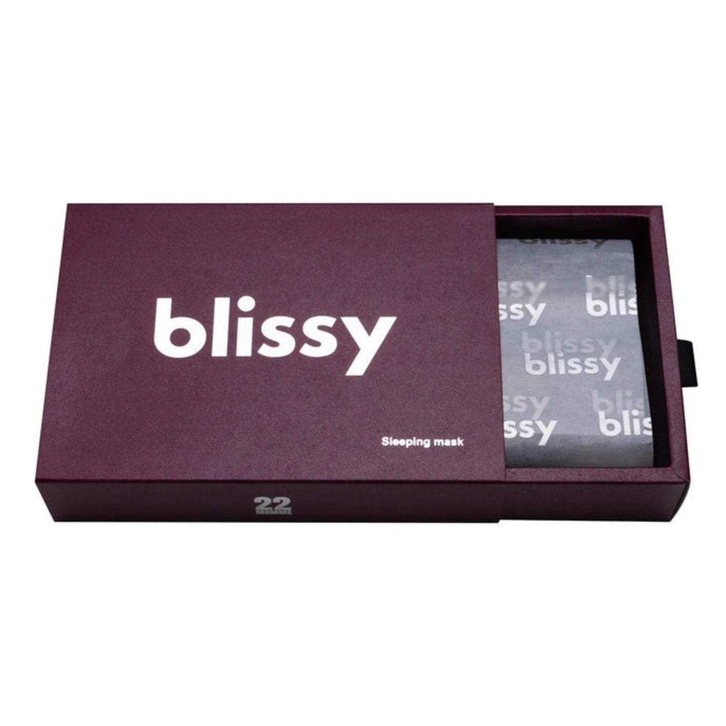 Blissy Silk Sleep Mask – Luxury Travel Comfort