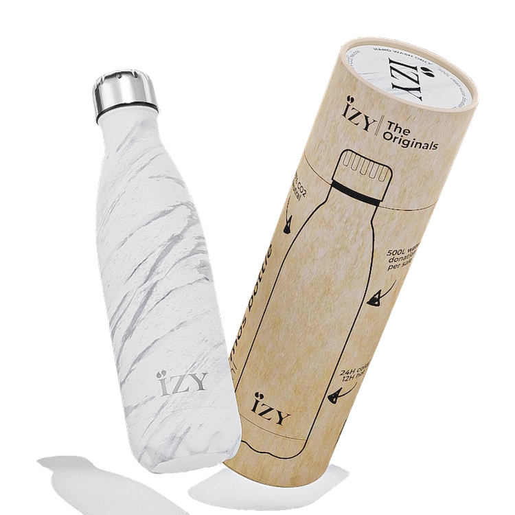 IZY Insulated Travel Bottle – Stylish, Leakproof & CO₂-Neutral (500ml)