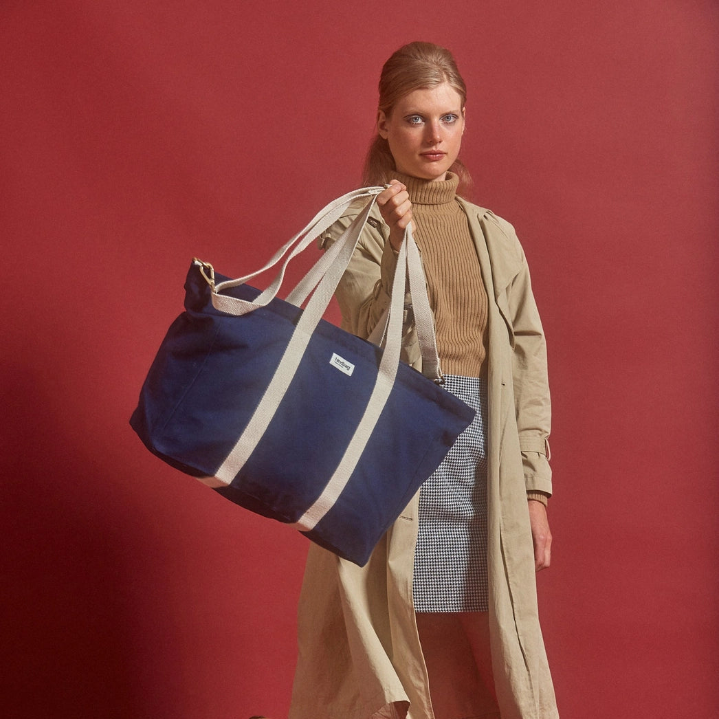 Jean Weekend Bag – Organic Cotton, XL Size, Socially Made