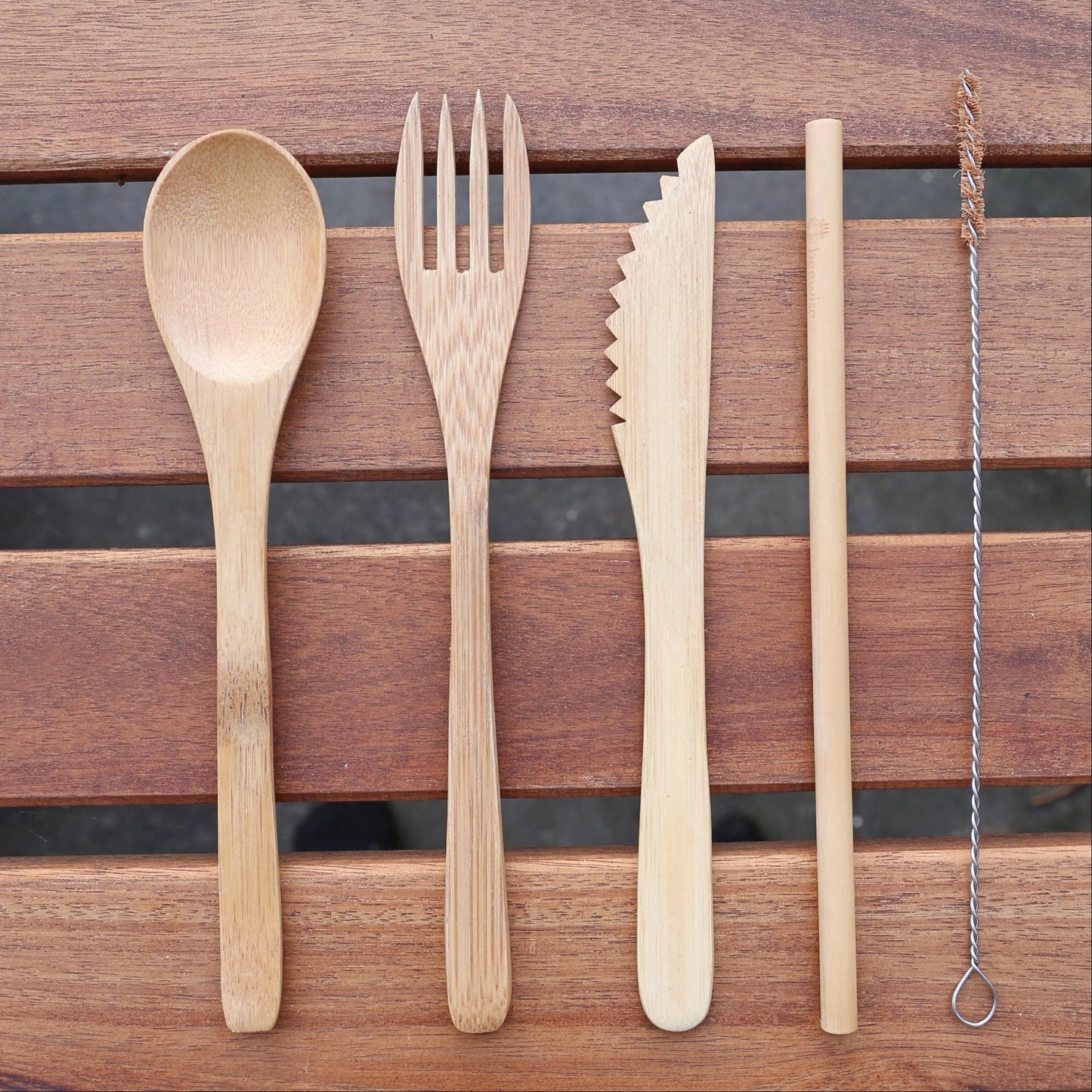 Reusable Bamboo Cutlery Set – Handmade & Eco-Smart